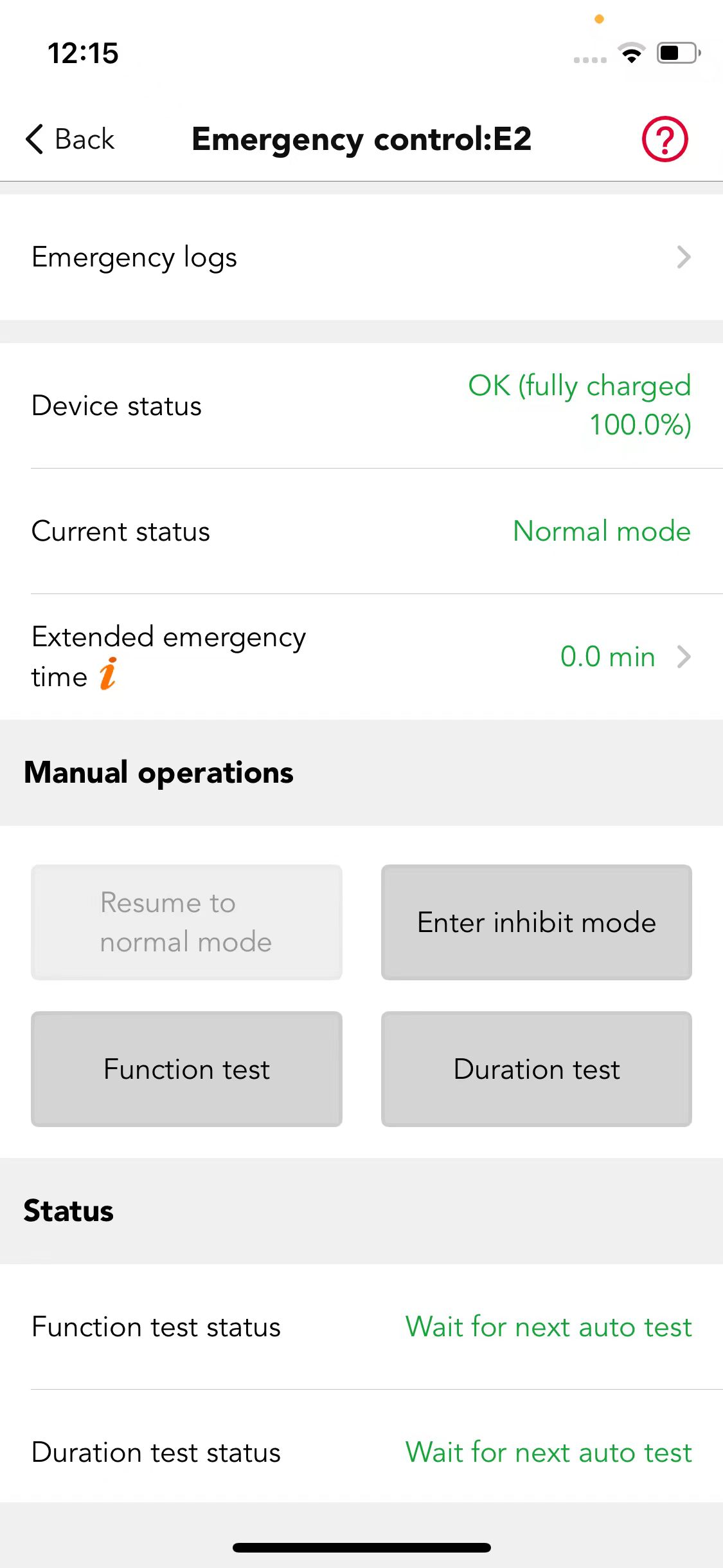 Function Test and Duration Test